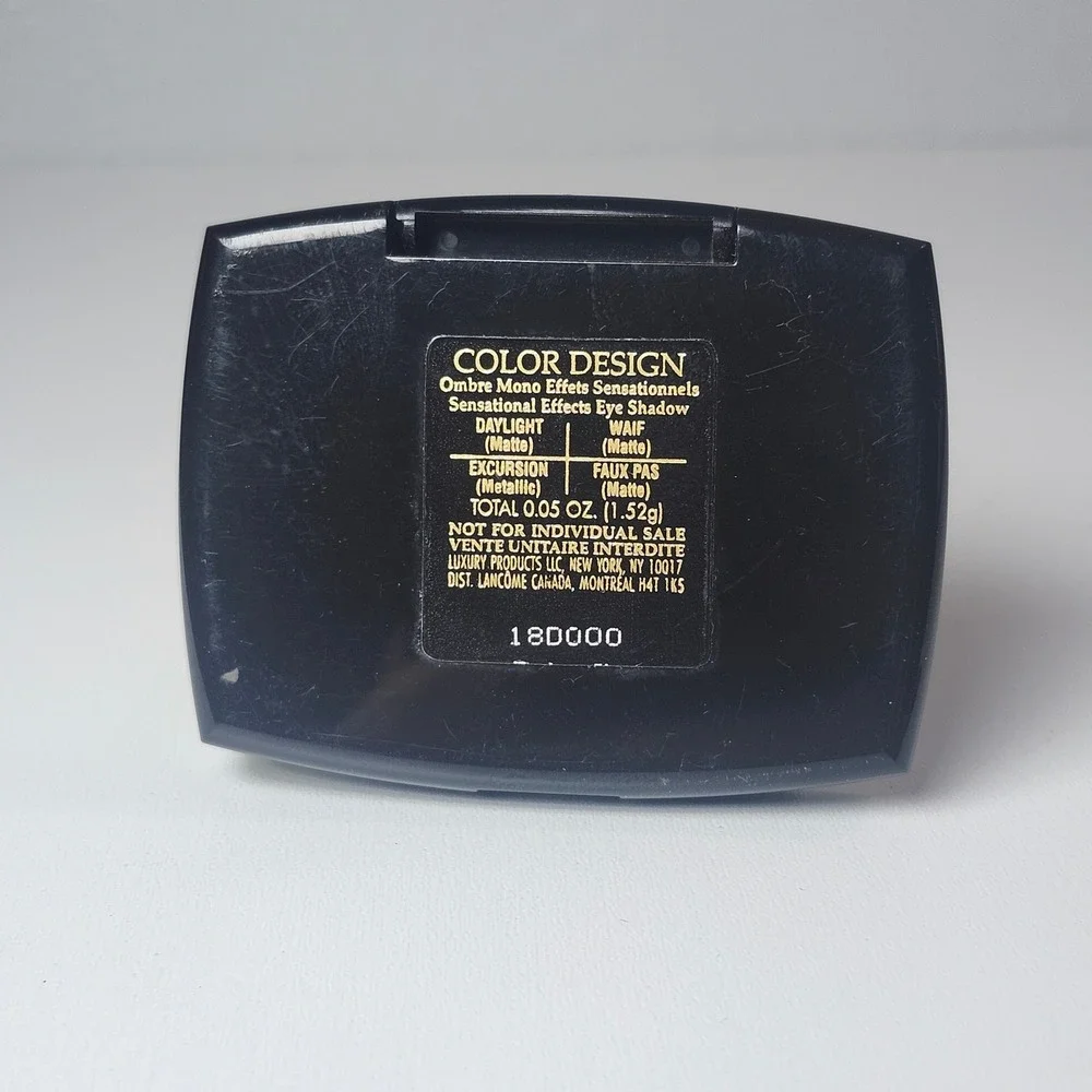 Lancome Color Design Eye Shadow Quad 0.05oz Multi Neutral Matte Metallic